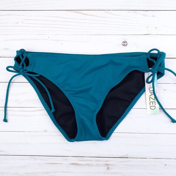 Sundazed Strappy Bikini XL Swim Suit Emerald 160A - Picture 1 of 3